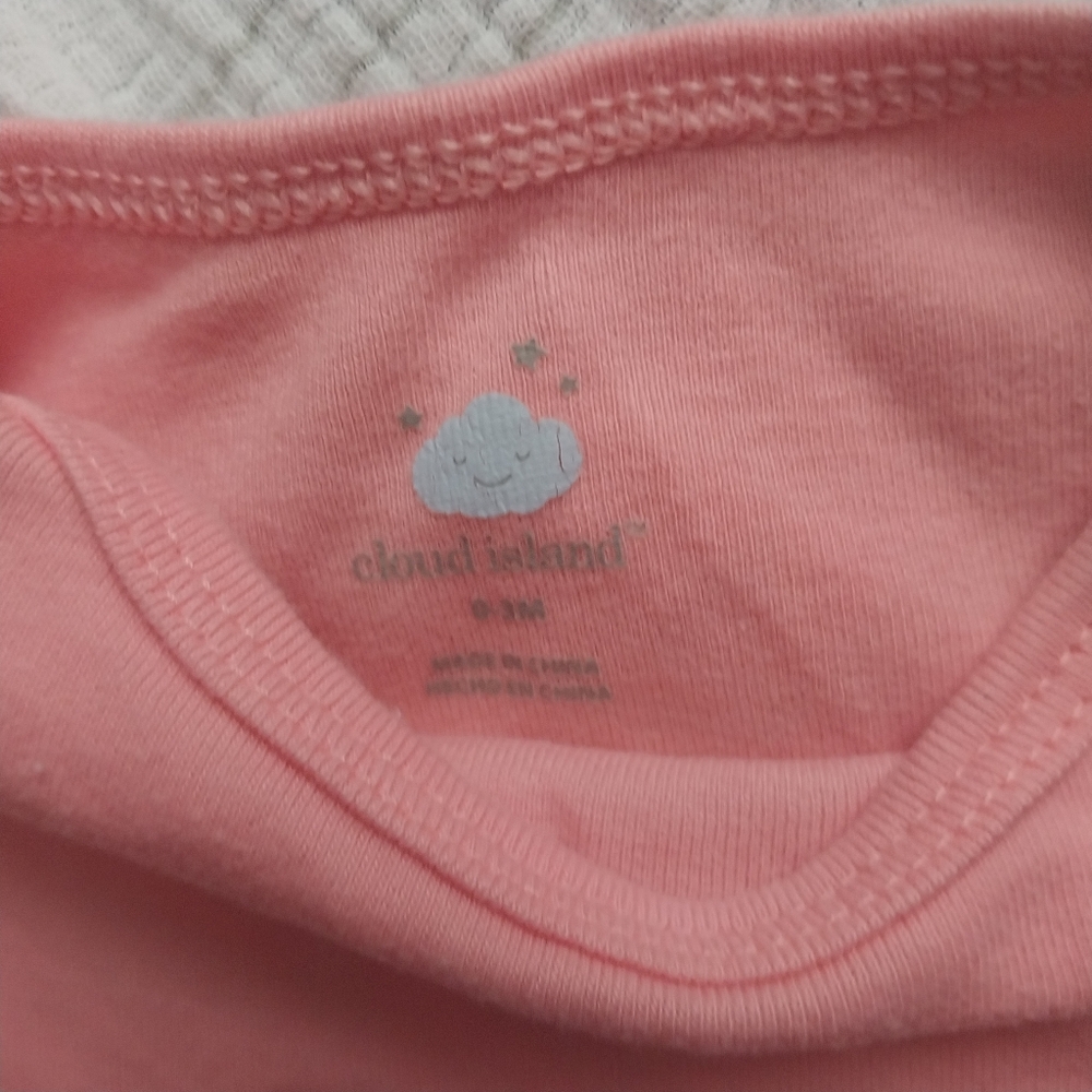 Koala Kids Pink and Cream Pajama Set Soft and Stretchy Intimates - Picture 3 of 4